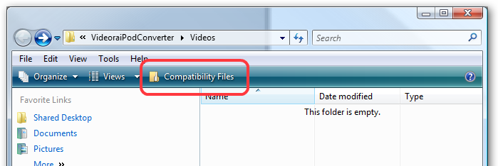 File Compatibility Vista's